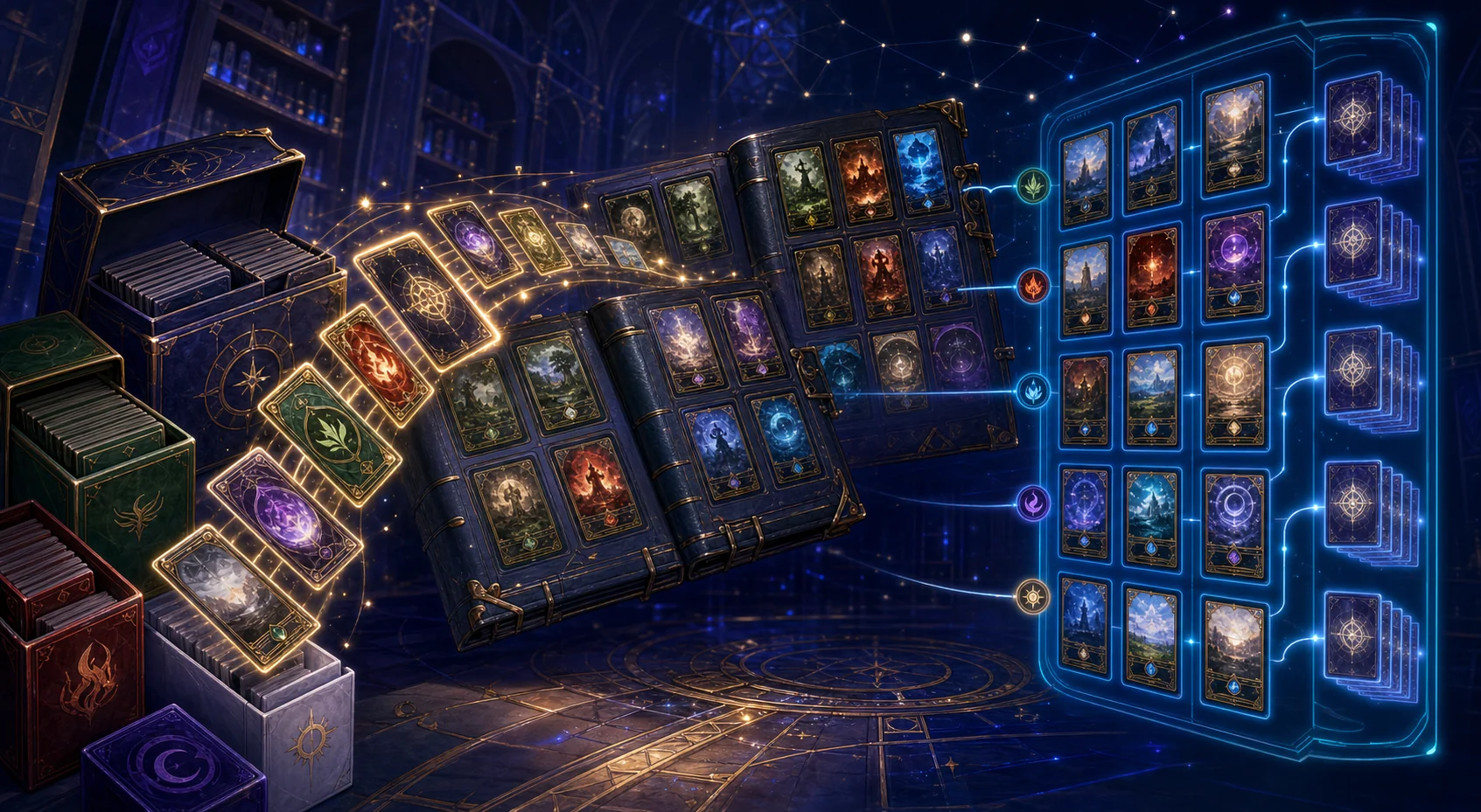 Trading card games have joined the Mythscribe library