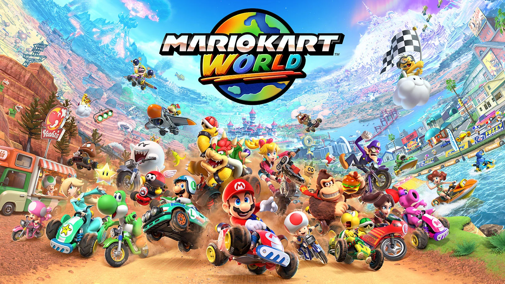 Mario Kart World’s free update adds ten classic courses and spectator slots