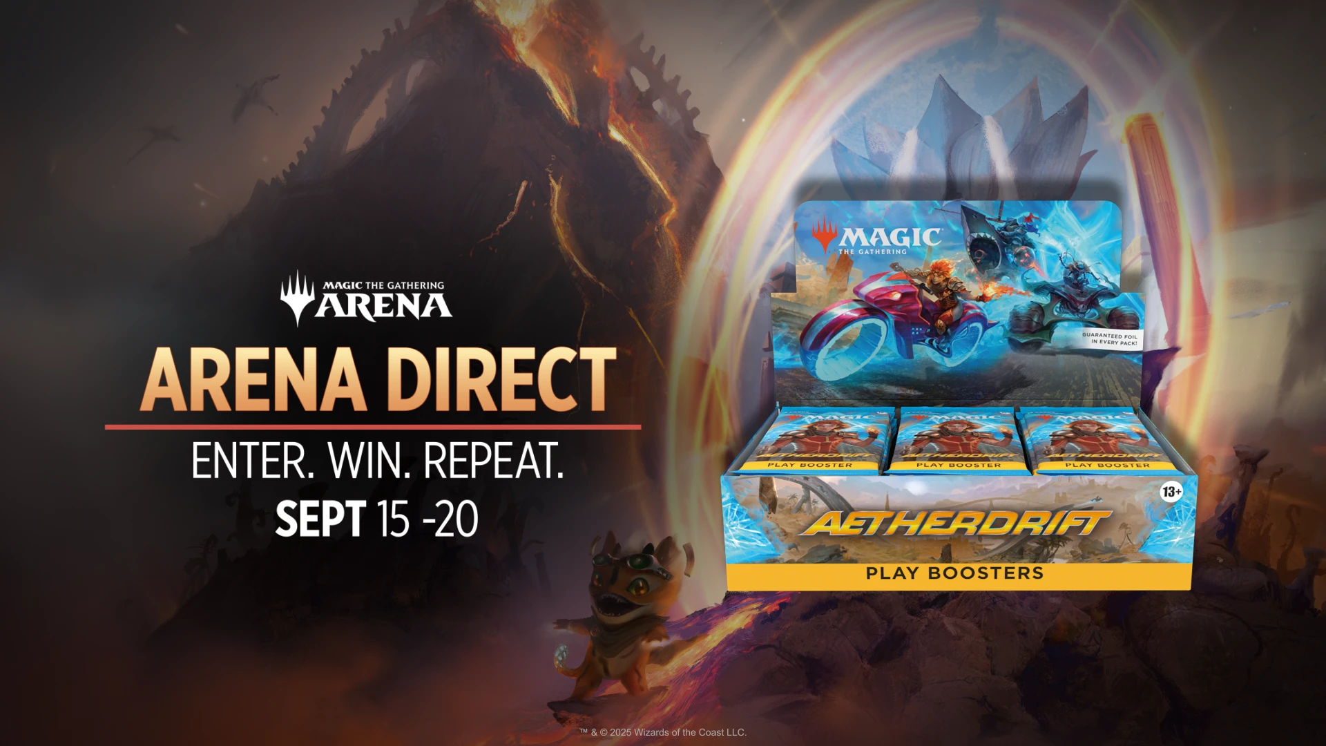 Arena Direct returns with Aetherdrift Sealed and physical rewards