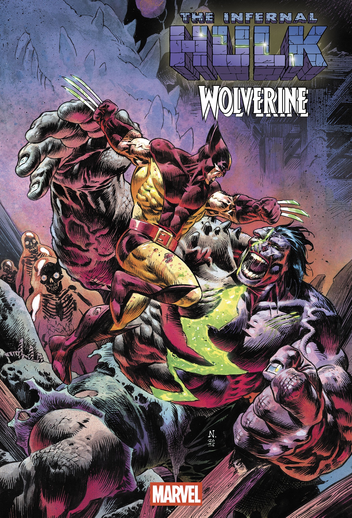 Infernal Hulk and Wolverine collide in a new Marvel first issue
