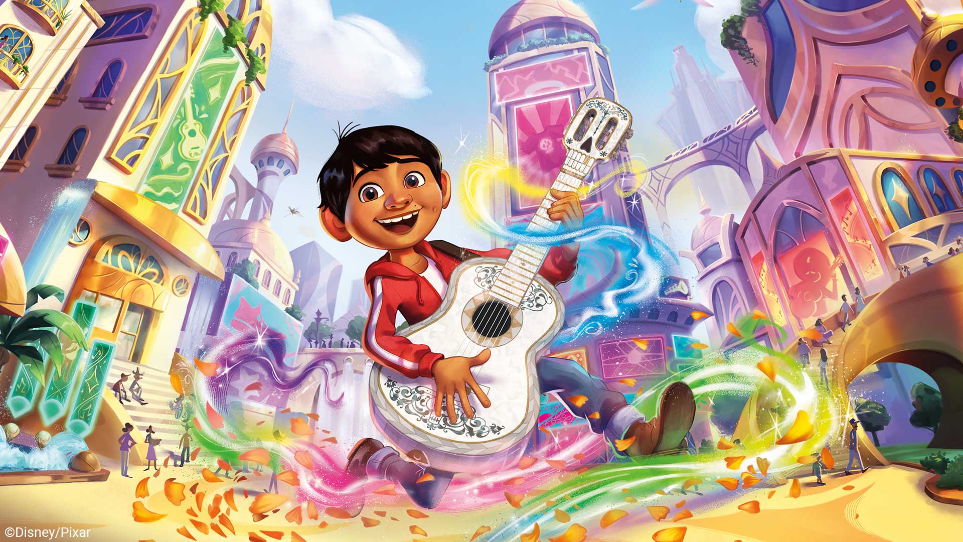 Disney Lorcana reveals Hyperia City and its one-use ink drops