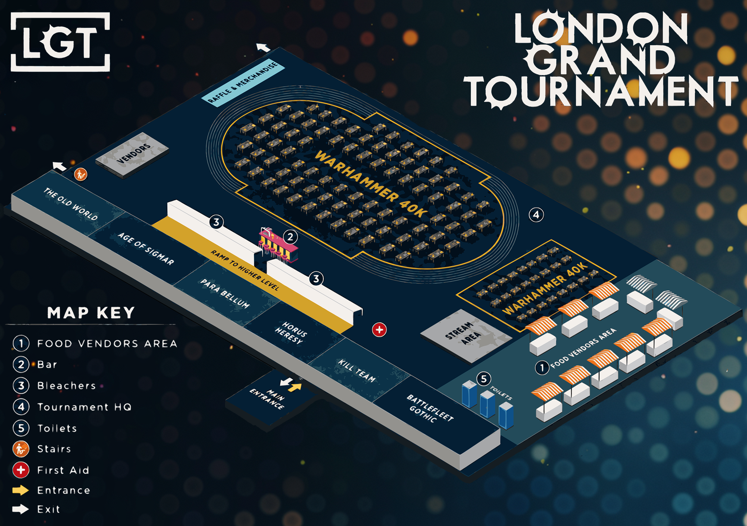 London GT opens Friday side events before its September 26–27 main tournaments