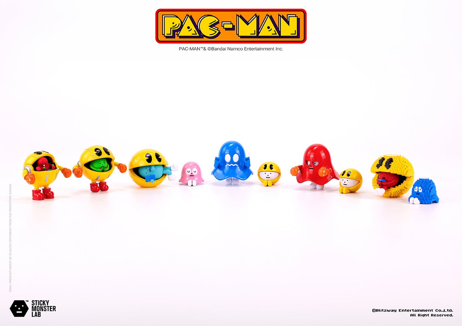 Sticky Monster Lab's Pac-Man blind boxes pair ghosts with tiny monsters