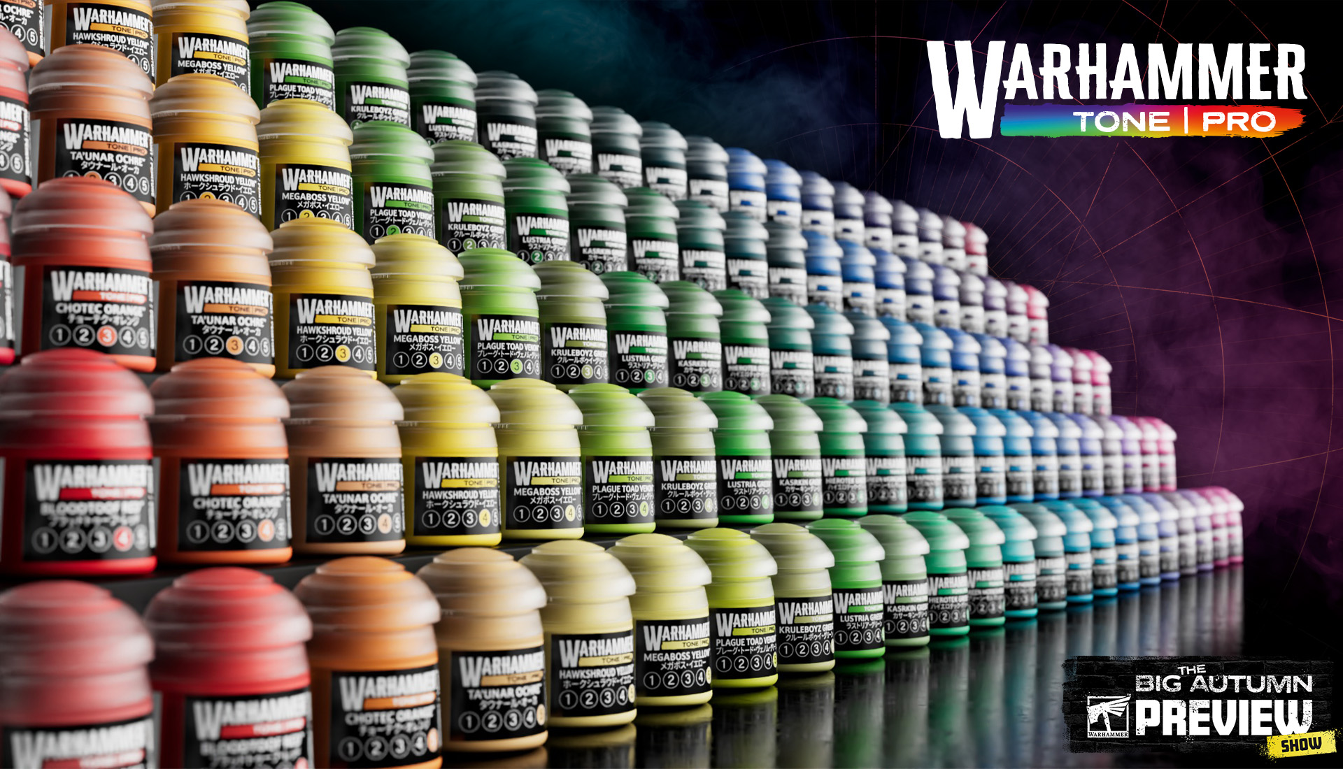 Warhammer Tone Pro paint trials begin September 26; Japan follows October 3