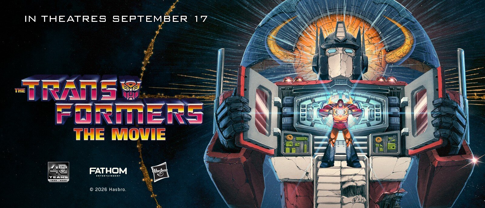 Transformers: The Movie's anniversary run has more dates on Fathom's calendar