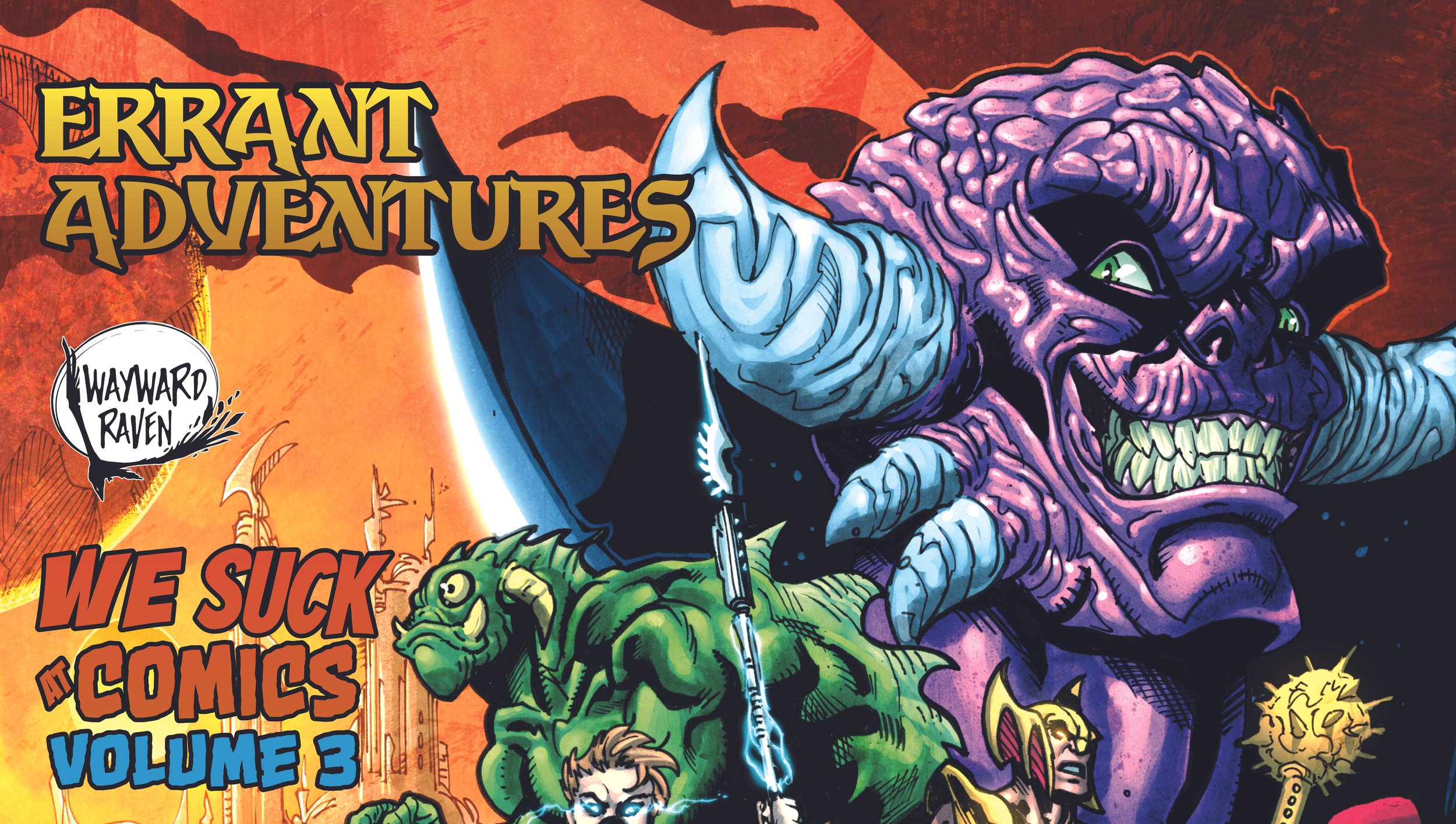 Wayward Raven's We Suck at Comics anthology launches Kickstarter September 29