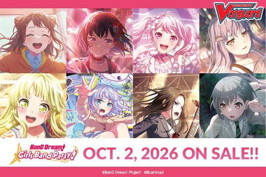 Cardfight Vanguard's BanG Dream title booster arrives October 2