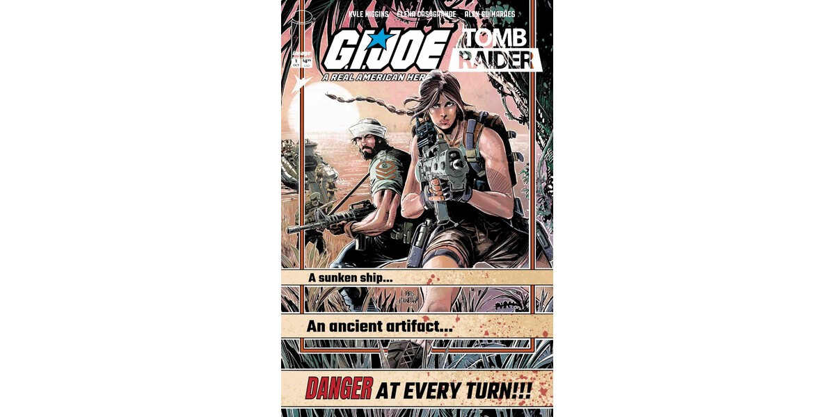G.I. Joe and Lara Croft meet for the first time in a new comic crossover