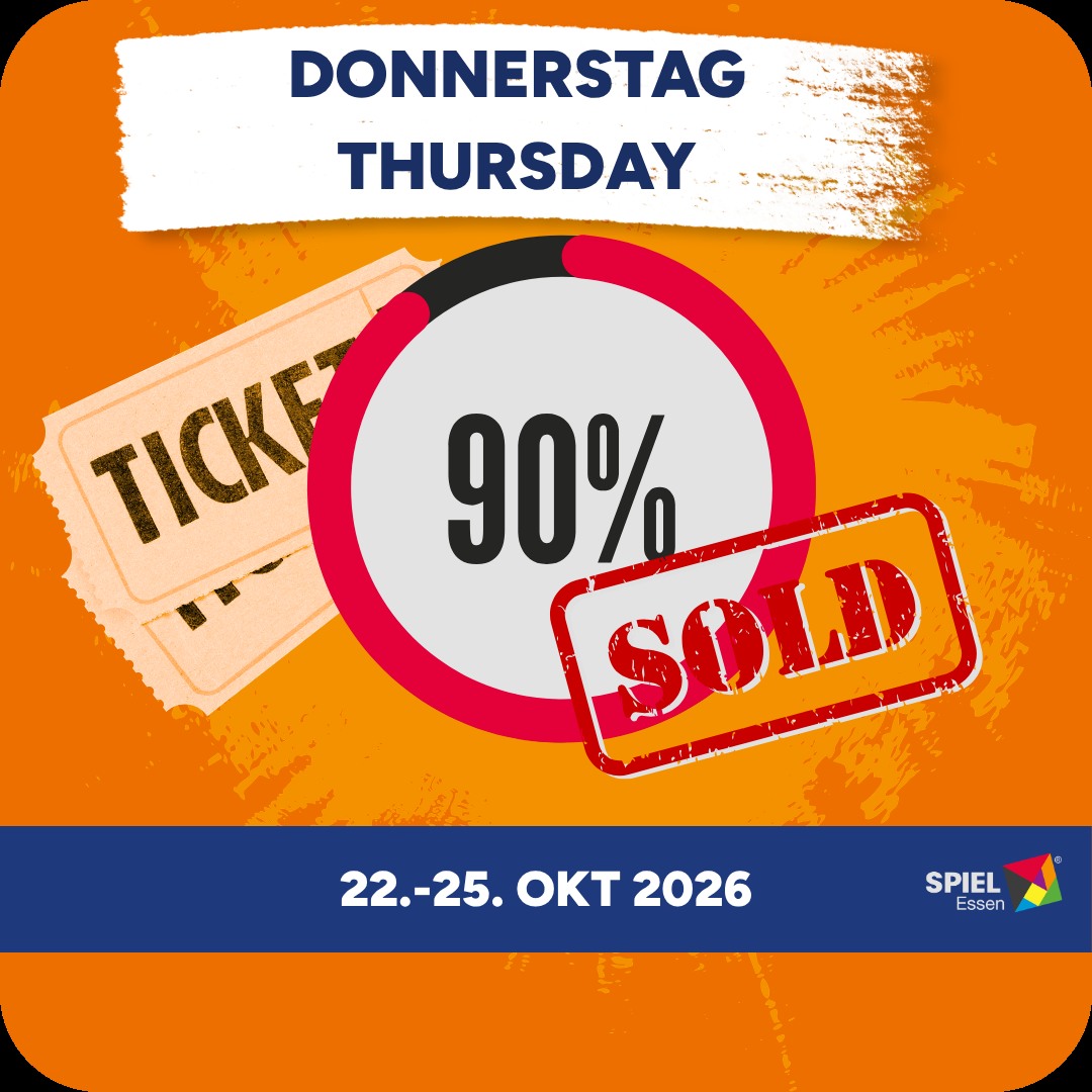 SPIEL reports Thursday tickets 90 percent sold ahead of Essen fair