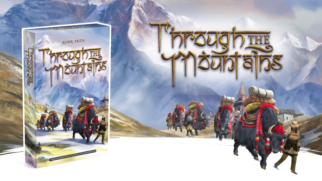 Through the Mountains sets October 27 Kickstarter date for Knizia’s yak routes