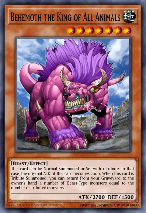 Behemoth the King of All Animals trading card