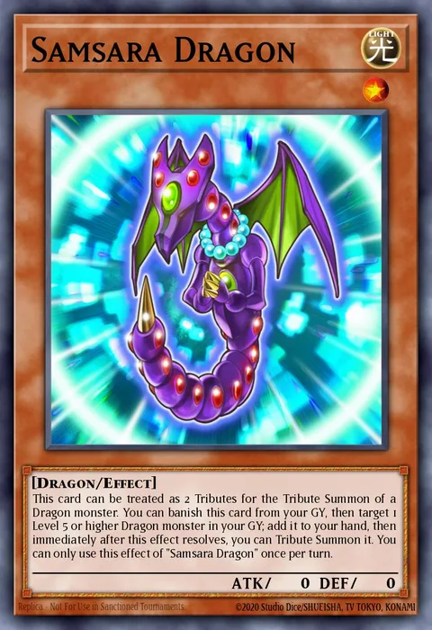 Samsara Dragon trading card