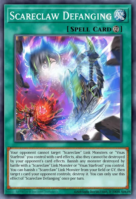 Scareclaw Defanging trading card