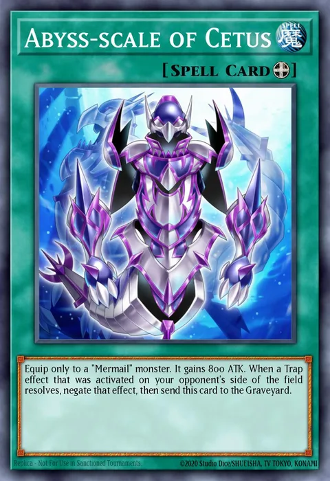 Abyss-scale of Cetus trading card