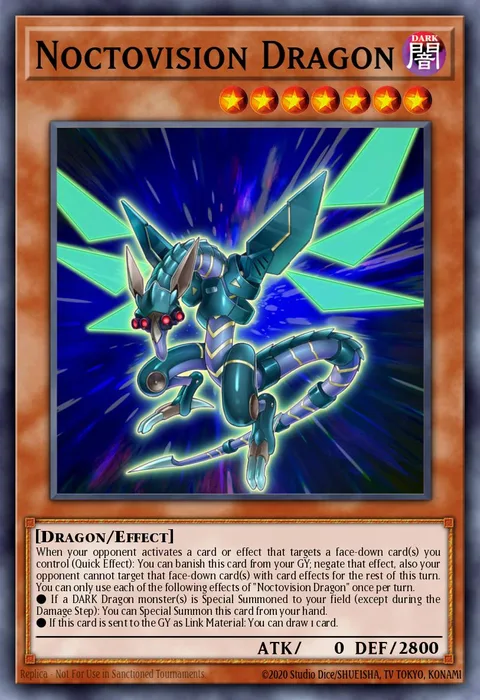 Noctovision Dragon trading card