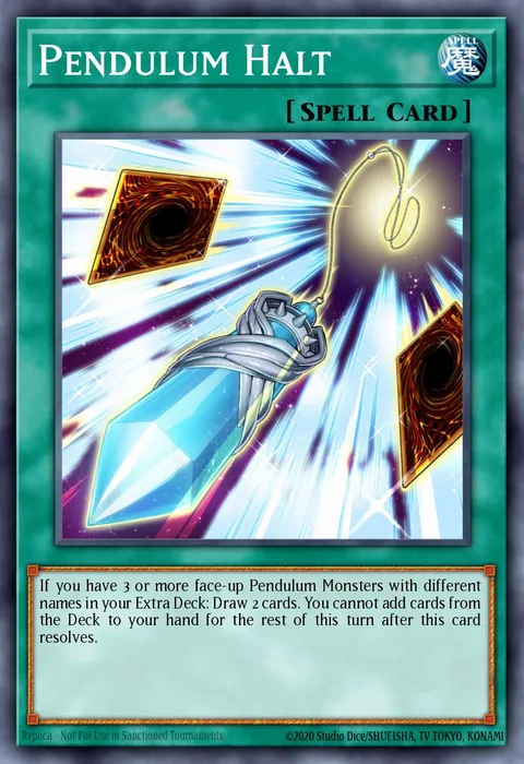 Pendulum Halt trading card