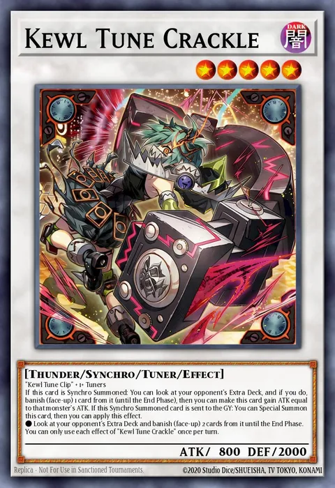 Kewl Tune Crackle trading card
