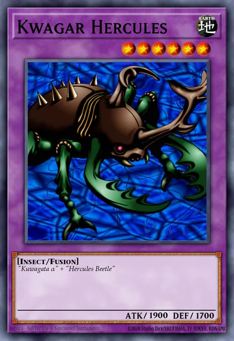 Kwagar Hercules trading card