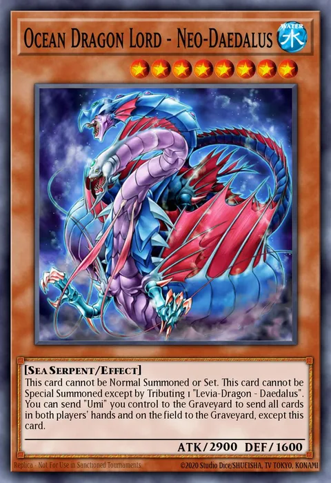 Ocean Dragon Lord - Neo-Daedalus trading card