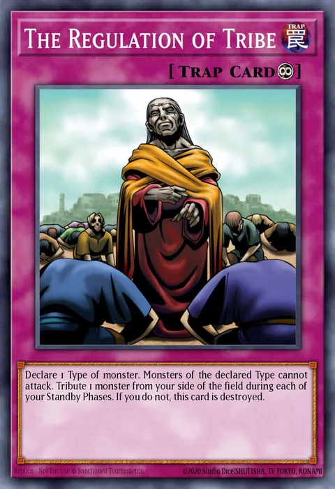 The Regulation of Tribe trading card