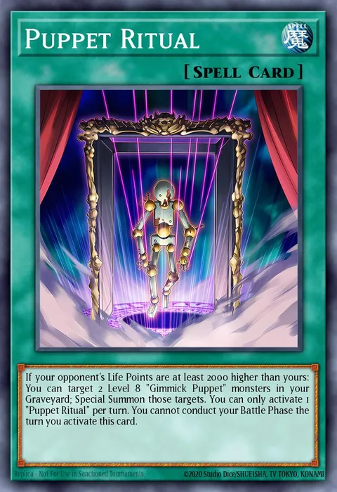 Puppet Ritual trading card