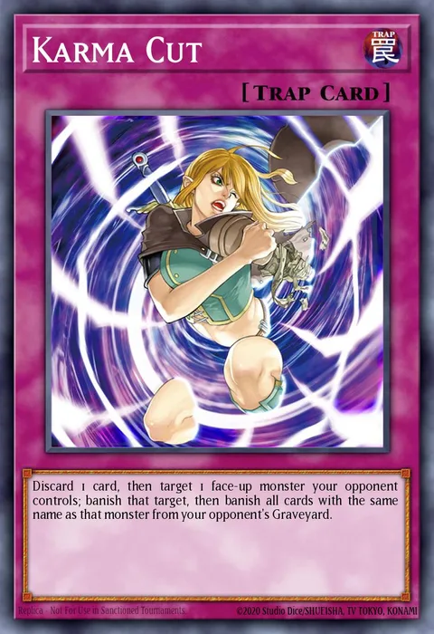 Karma Cut trading card
