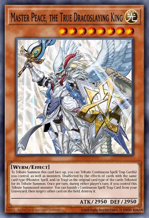 Master Peace, the True Dracoslaying King trading card