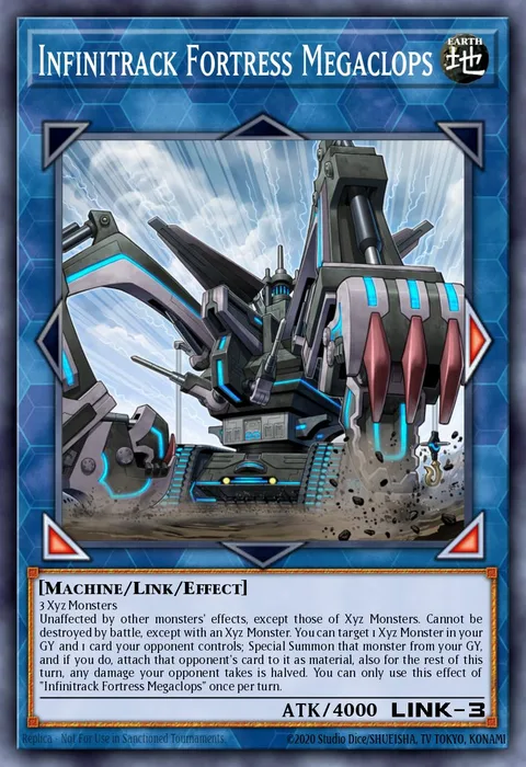 Infinitrack Fortress Megaclops trading card