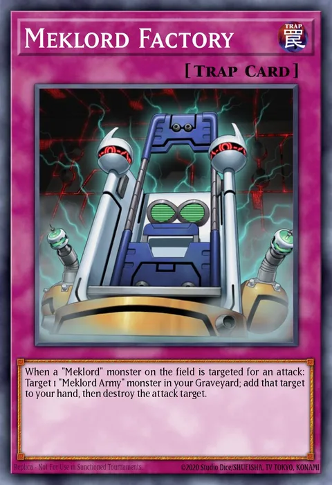 Meklord Factory trading card