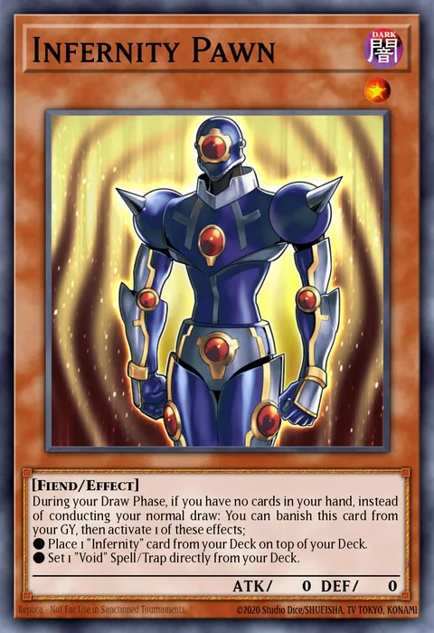 Infernity Pawn trading card