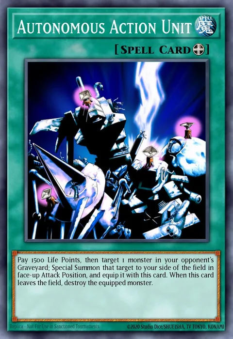Autonomous Action Unit trading card