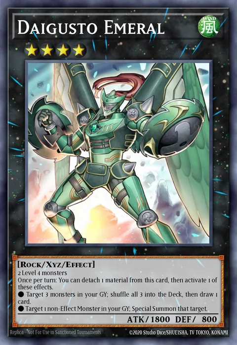 Daigusto Emeral trading card