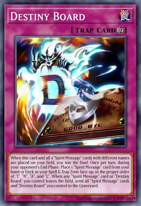 Destiny Board trading card
