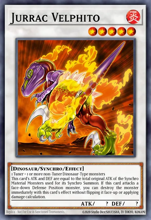 Jurrac Velphito trading card