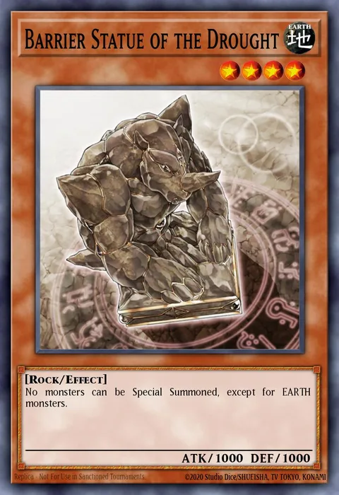 Barrier Statue of the Drought trading card