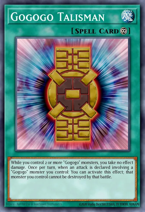 Gogogo Talisman trading card
