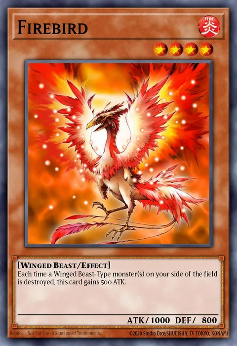 Firebird trading card
