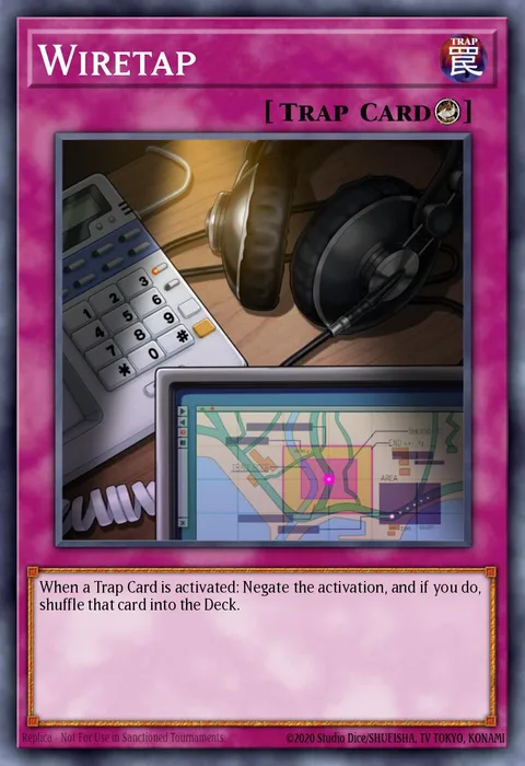 Wiretap trading card