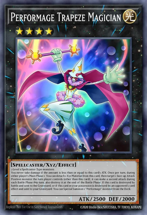 Performage Trapeze Magician trading card