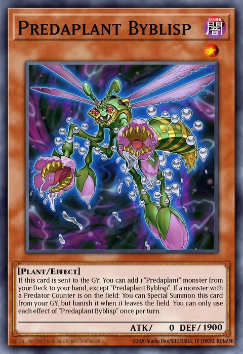 Predaplant Byblisp trading card