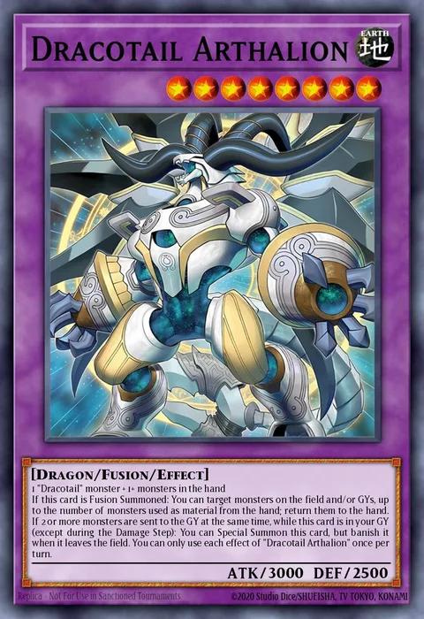 Dracotail Arthalion trading card