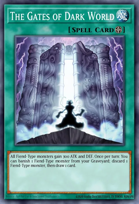 The Gates of Dark World trading card