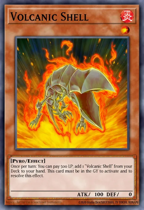 Volcanic Shell trading card