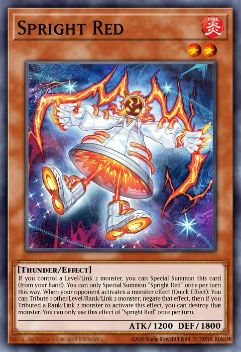 Spright Red trading card