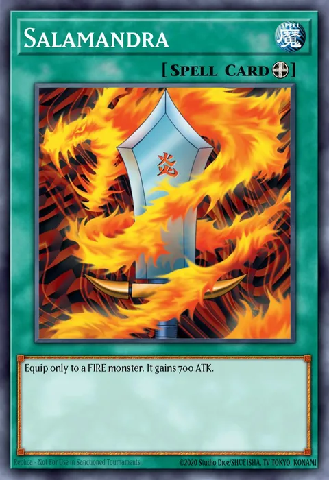 Salamandra trading card