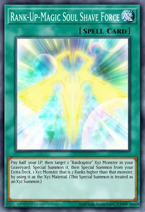Rank-Up-Magic Soul Shave Force trading card