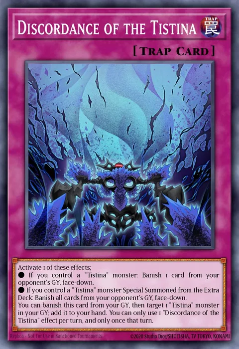 Discordance of the Tistina trading card