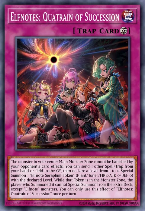 Elfnotes: Quatrain of Succession trading card