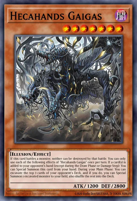 Hecahands Gaigas trading card