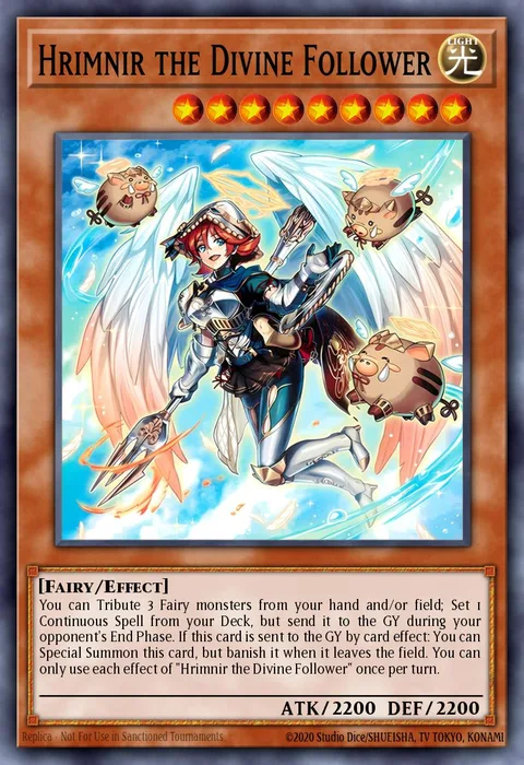 Hrimnir the Divine Follower trading card